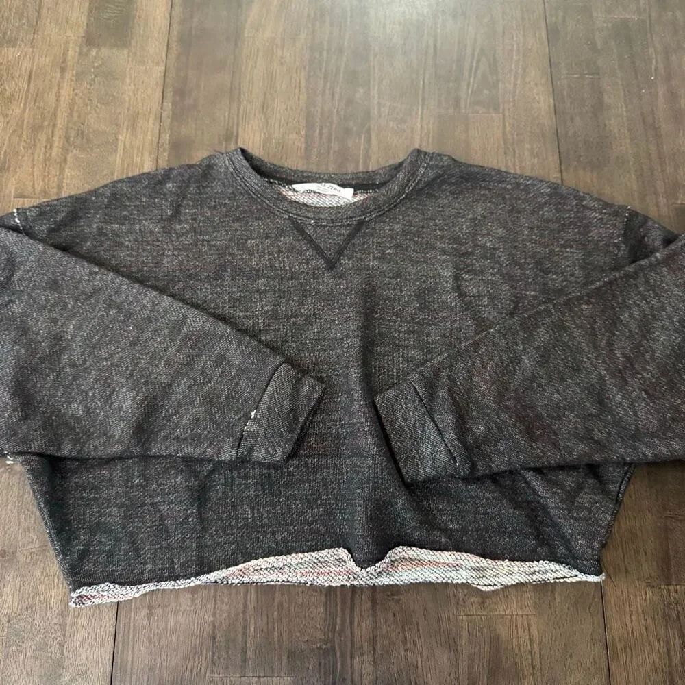 Double Zero Cropped Sweatshirt
